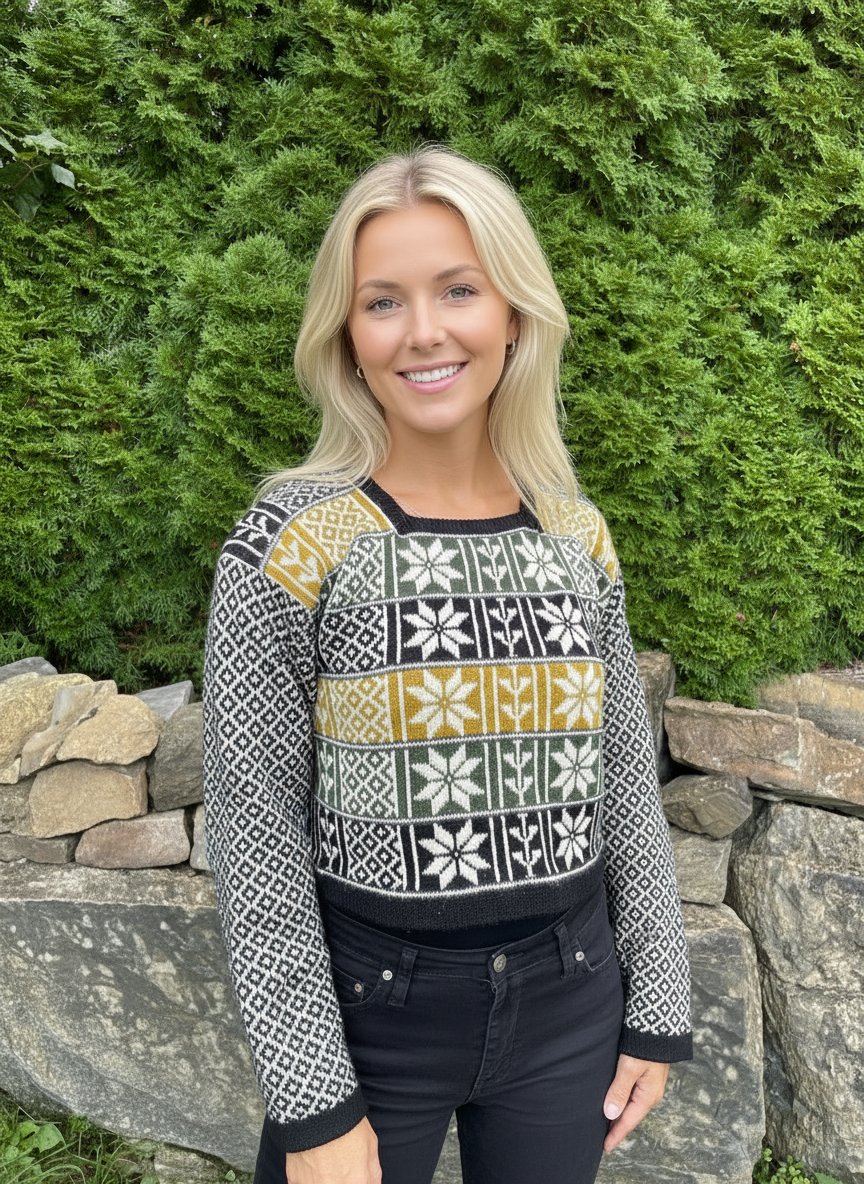 Ulvik Rose jakke og genser